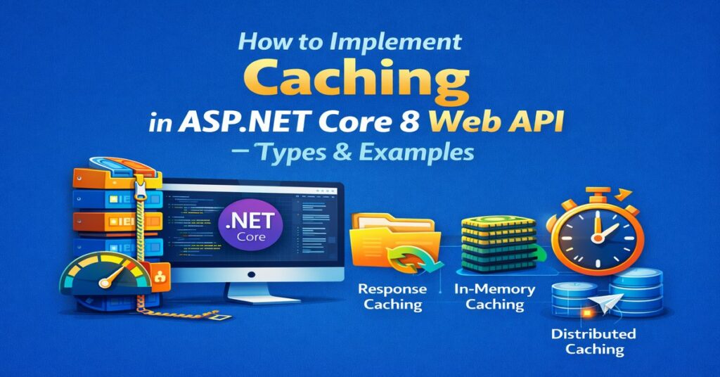 How to Implement Caching in ASP.NET Core 8 Web API – In-Memory, Response and Distributed Caching Examples