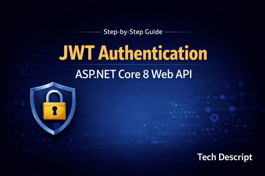 JWT Authentication in ASP.NET Core 8 Web API Step-by-Step Guide
