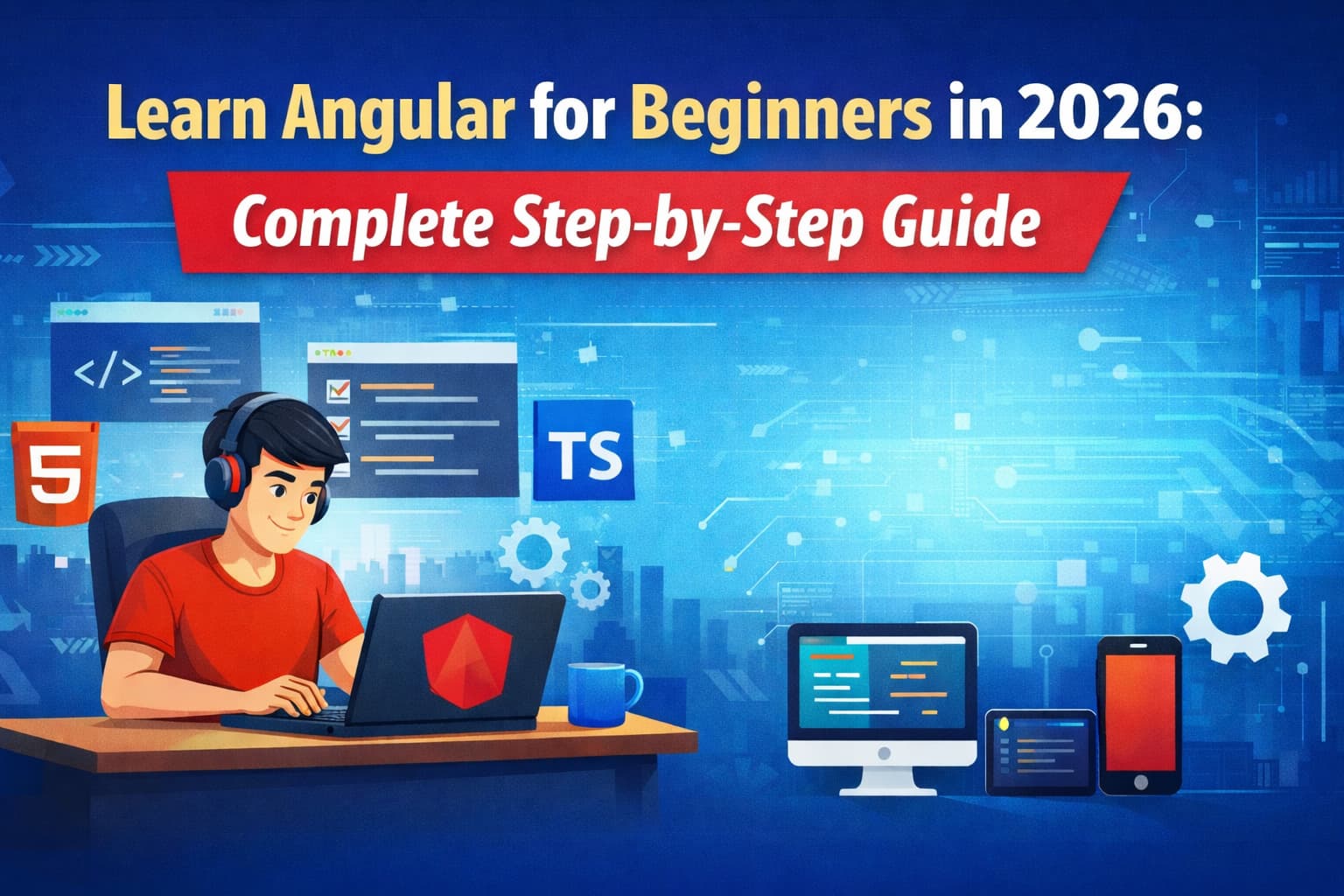 Angular tutorial for beginners using TypeScript step-by-step guide