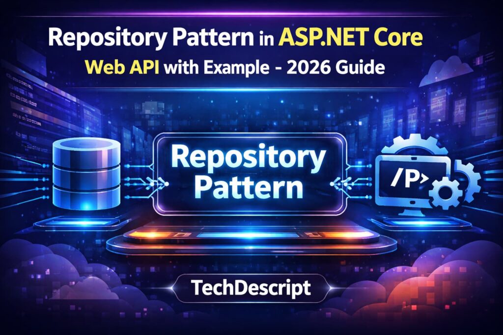 Repository Pattern in ASP.NET Core Web API example 2026 guide